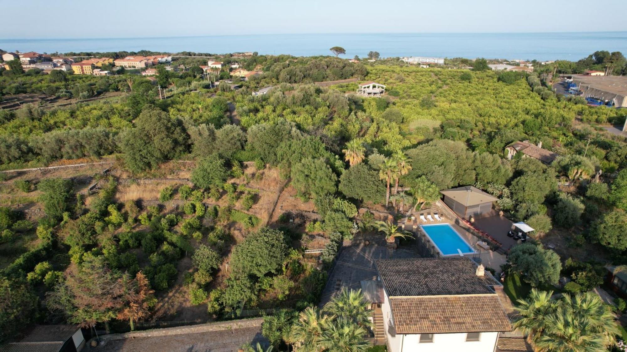 Villa Biddizza Acireale Exteriér fotografie