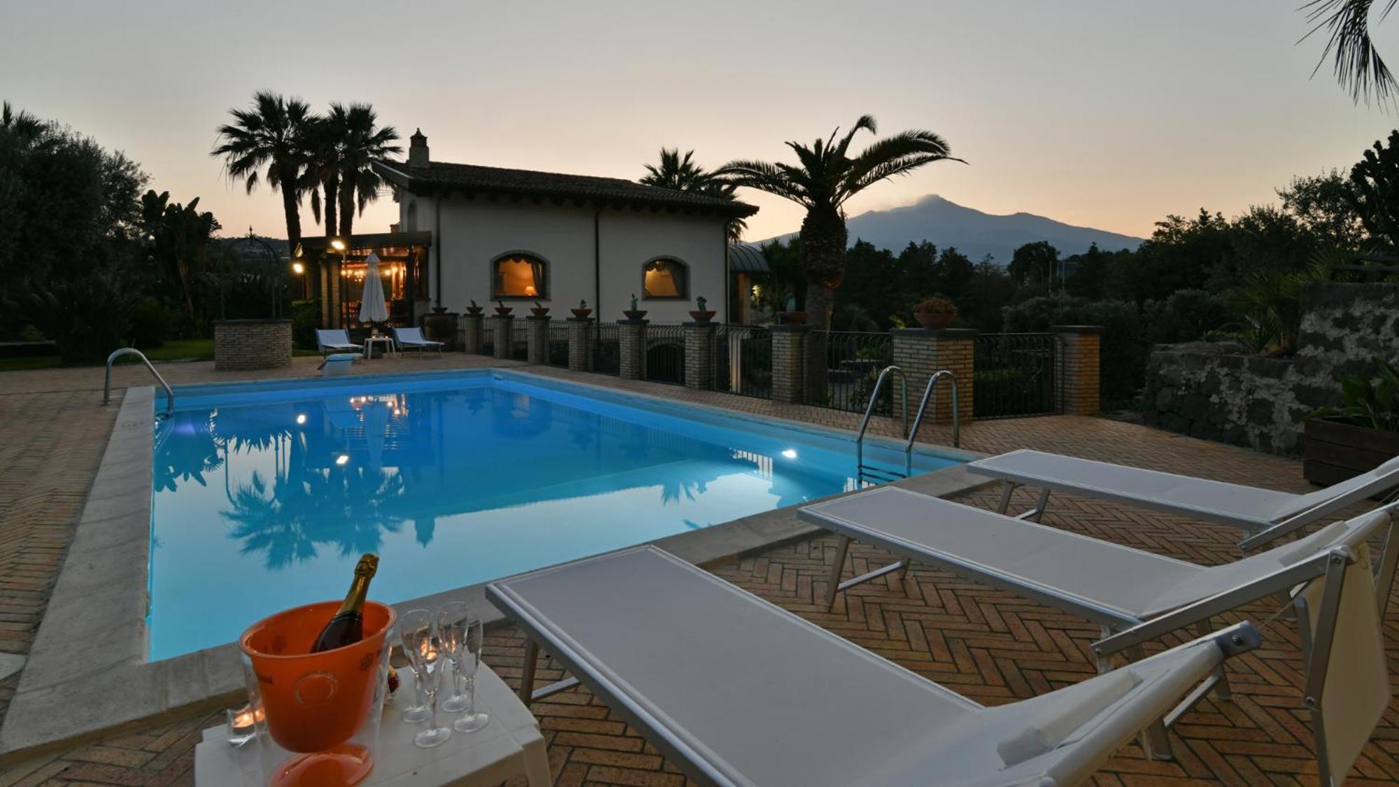 Villa Biddizza Acireale Exteriér fotografie